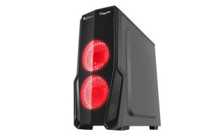 CAJA GAMING GENESIS TITAN 800 ATX 2XUSB 3.0 2XUSB 2.0 S/F CON VENTANA ROJA