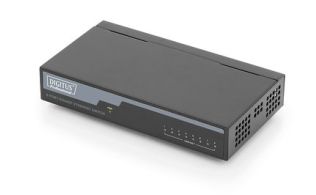 SWITCH DIGITUS RJ45 GB 10/100/1000 BASE-T FANLESS DESKTOP