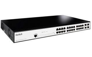SWITCH DIGITUS RJ45 GB 10/100/1000 BASE-TX L2 4 PUERTOS SFP RACK
