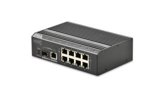 SWITCH INDUSTRIAL DIGITUS RJ45 FAST ETHERNET 10/100 8 PUERTOS 2 COMBO SFP