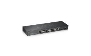 SWITCH ZYXEL 28 PUERTOS SMART MANAGED SERIE GS 24X GB COBRE 4 GB DUAL