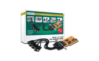 TARJETA PCI DIGITUS 4 PUERTOS EN SERIE DSUB 9M CON SOPORTES