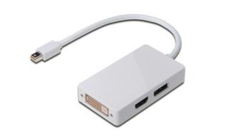 VIDEO SPLITTER DIGITUS miniDP-DP+HDMI+DVI M/H 0,2m compatible con DP 1.1a CE