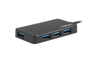 HUB NATEC MONTH 4 PUERTOS USB 3.0 NEGRO