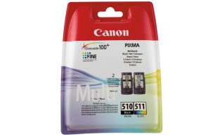 TINTA CANON PG510 CL511 PACK NEGRO CIAN MAGENTA AMARILLO