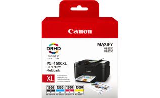 TINTA CANON PGI-1500XL PACK NEGRO CIAN MAGENTA AMARILLO