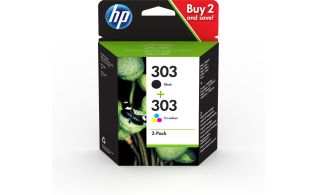 TINTA HP 303 PACK AHORRO 2 NEGRO + CIAN MAGENTA AMARILLO