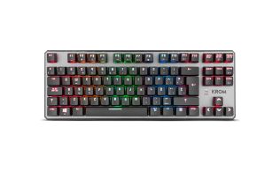 TECLADO GAMING KROM KERNEL TKL USB RETROILUMINADO MECANICO NEGRO