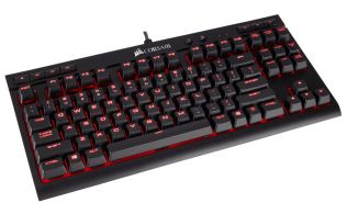 TECLADO GAMING CORSAIR K63 MECANICO CHERRY MX ROJO
