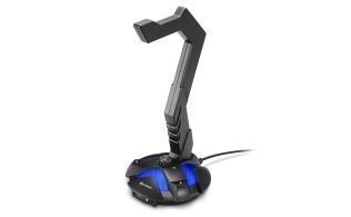 SOPORTE AURICULARES SHARKOON X-REST 7.1 NEGRO