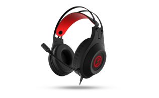 AURICULARES GAMING RAGE X60 7.1 VIRTUAL MICROFONO LED ROJO