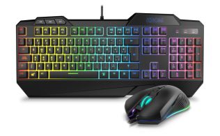 PACK KROM TECLADO SEMIMECANICO Y RATON KRUSHER SP