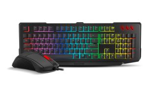 KIT TECLADO Y RATON GAMING OZONE DOUBLE TAP ES