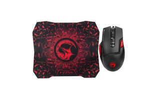 PACK SCORPION RATÓN+ALFOMBRILLA GAMING M355+G1 BK NEGRO