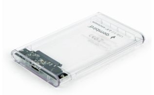 CARCASA DISCO DURO GEMBIRD SATA USB 3.0 2,5" TRANSPARENTE