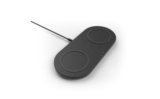 CARGADOR QI INALAMBRICO DOBLE BELKIN BOOSTCHARGE 10W NEGRO