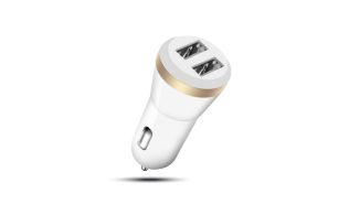 CARGADOR EIGHTT DE COCHE USB 2 PUERTOS 5V-2,4A 12W ABS
