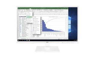 MONITOR LG 24BK550Y-W 23,8" IPS FHD 5MS USB DVI HDMI VGA DP PIVOT AJUST MM BLANC