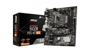 PLACA BASE MSI B450M PRO-M2 MAX AM4 MATX 2XDDR4