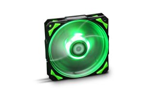 VENTILADOR CAJA NOX HUMMER H-FAN LED 120MM NEGRO LED VERDE