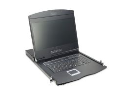 CONSOLA MODULAR DIGITUS TFT 19" KVM CAT 5 16 PUERTOS TOUCHPAD ESP NEGRO