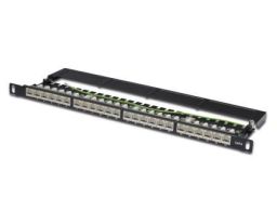 PATCH PANEL DIGITUS CAT6 CLASE E 24 PUERTOS RJ45 8P8C LSA 0,5U