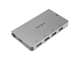 ADAPTADOR TARGUS USB-C A 1xHDMI Y 3xUSB 3.0 LECTOR SD/ MICROSD PLATA