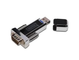 ADAPTADOR DIGITUS USB SERIAL DSUB 9M INCL. CABLE 80M USB A M/USB