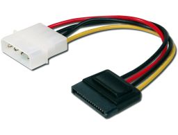 CABLE DIGITUS CORRIENTE INTERNA CONECTOR DE 15 PINES IDE - SATA 0.15M UL