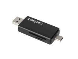 LECTOR DE TARJETAS NATEC EARWIG SD MICROSD USB 2.0 USB-C