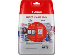 MULTIPACK CANON PG 545XL CL546XL PAPEL 50 HOJAS