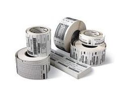 ETIQUETAS ZEBRA TERMICA DIRECTA 76X51MM 1370 ETIQUETAS/ROLLO ( CAJA 12 ROLLOS)