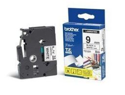 CINTA LAMINADA BROTHER TZE221 BLANCO NEGRO 9MM