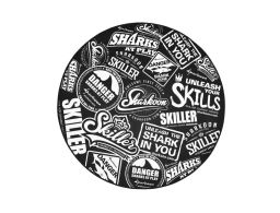 ALFOMBRILLA SUELO GAMING SHARKOON SKILLER SFM10 NEGRO 120 CM