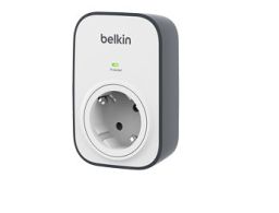 PROTECTOR CONTRA TENSIONES BELKIN SURGECUBE 1 TOMA BLANCO MONTABLE EN PARED
