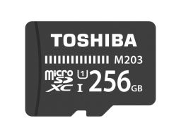 MICRO SD TOSHIBA 256GB M203 UHS-I C10 R100 CON ADAPTADOR