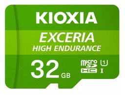 MICRO SD KIOXIA 32GB EXCERIA HIGH ENDURANCE UHS-I C10 R98 CON ADAPTADOR