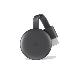 GOOGLE CHROMECAST 3 SMART MEDIA PLAYER STREAMING WIFI