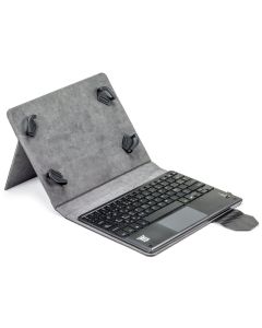 FUNDA TABLET MAILLON CITY KEYBOARD TOUCHPAD BLUETOOTH 9,7"-10,2" NEGRO