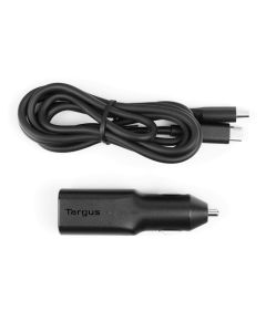 CARGADOR UNIVERSAL COCHE PARA PORTATIL 45W TIPO C NEGRO