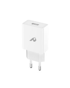 ADAPTADOR DE RED ENJOY 1 USB QC 30 5V/3A, 9V/2A, 12V/15A 18W MAX BLANCO