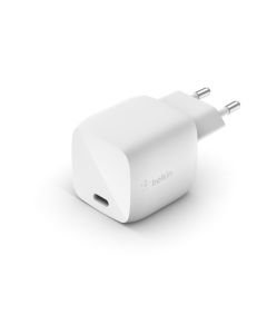 ADAPTADOR DE CORRIENTE BELKIN BOOSTCHARGE BLANCO 1x TIPO C 30W CARGA RAPIDA