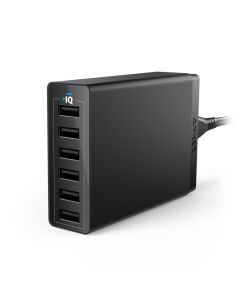 ADAPTADOR CORRIENTE ANKER POWERPORT 6 6x USB/A