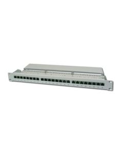 PATCH PANEL DIGITUS CAT6 CLASE E SIN APANTALLAR 12PUERTOS RJ45 1U RACK NEGRO