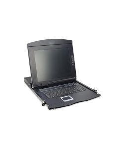 CONSOLA MODULAR DIGITUS TFT 17" KVM 1 PUERTO TOUCHPAD ESP NEGRO