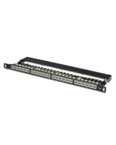 PATCH PANEL DIGITUS CAT6 CLASE E 24 PUERTOS RJ45 8P8C LSA 0,5U
