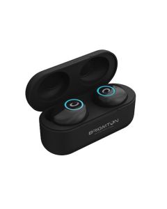 AURICULARES BRIGMTON BML 16 NEGRO, MICROFONO BLUETOOTH CON BASE CARGA