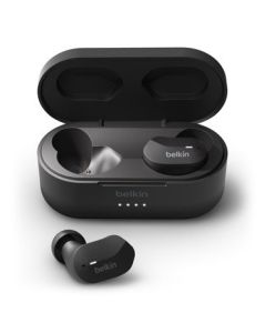 AURICULARES BELKIN SOUNDFORM NEGRO BLUETOOTH CON BASE DE CARGA