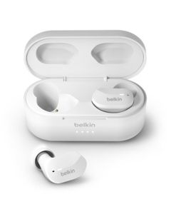 AURICULARES BELKIN SOUNDFORM BLANCO BLUETOOTH CON BASE DE CARGA