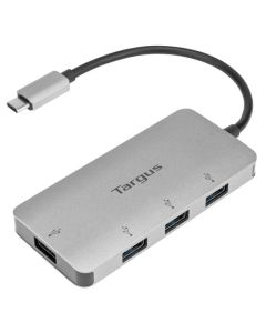 ADAPTADOR TARGUS USB-C A 4xUSB 3.0 PLATA